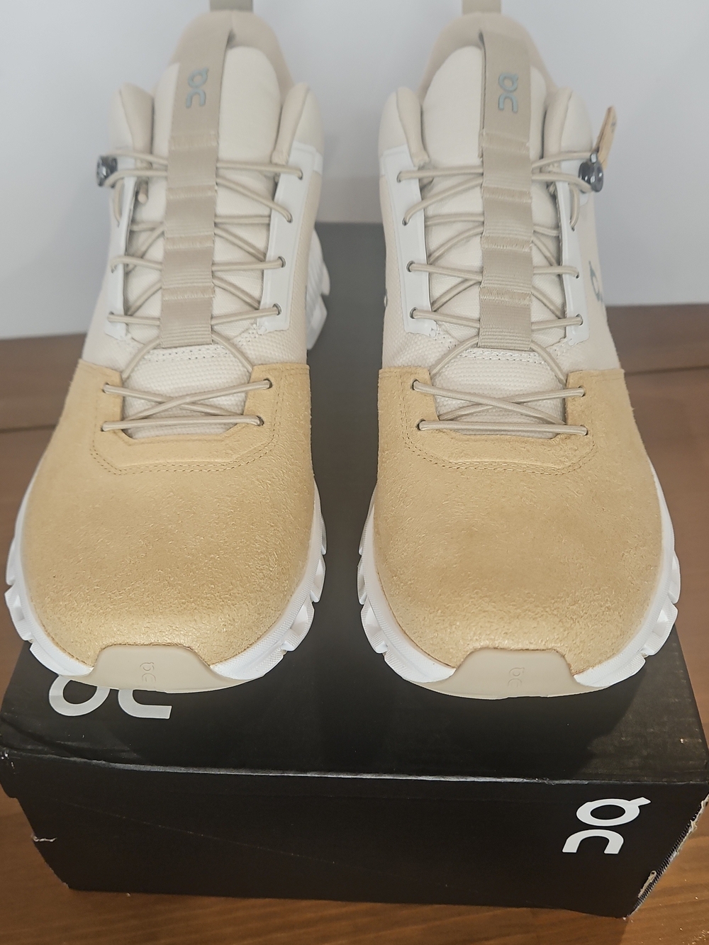 On Running Women’s High-Top Cloud Sneakers - Sand/Tan - Picture 3 of 8